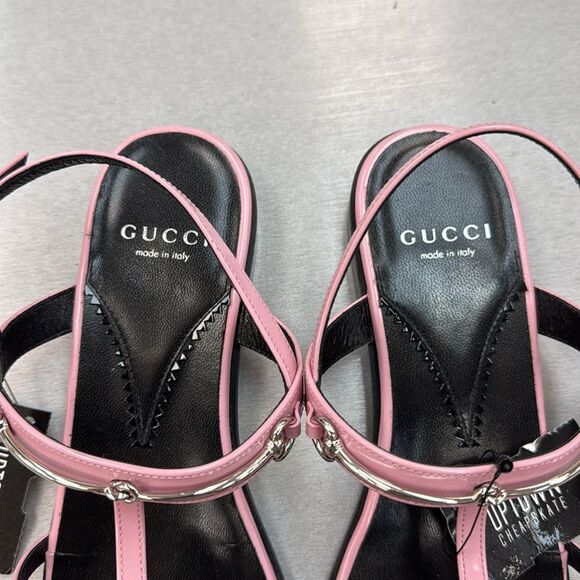 Gucci Women's Pink Strappy Sandals - Picture 2 of 6